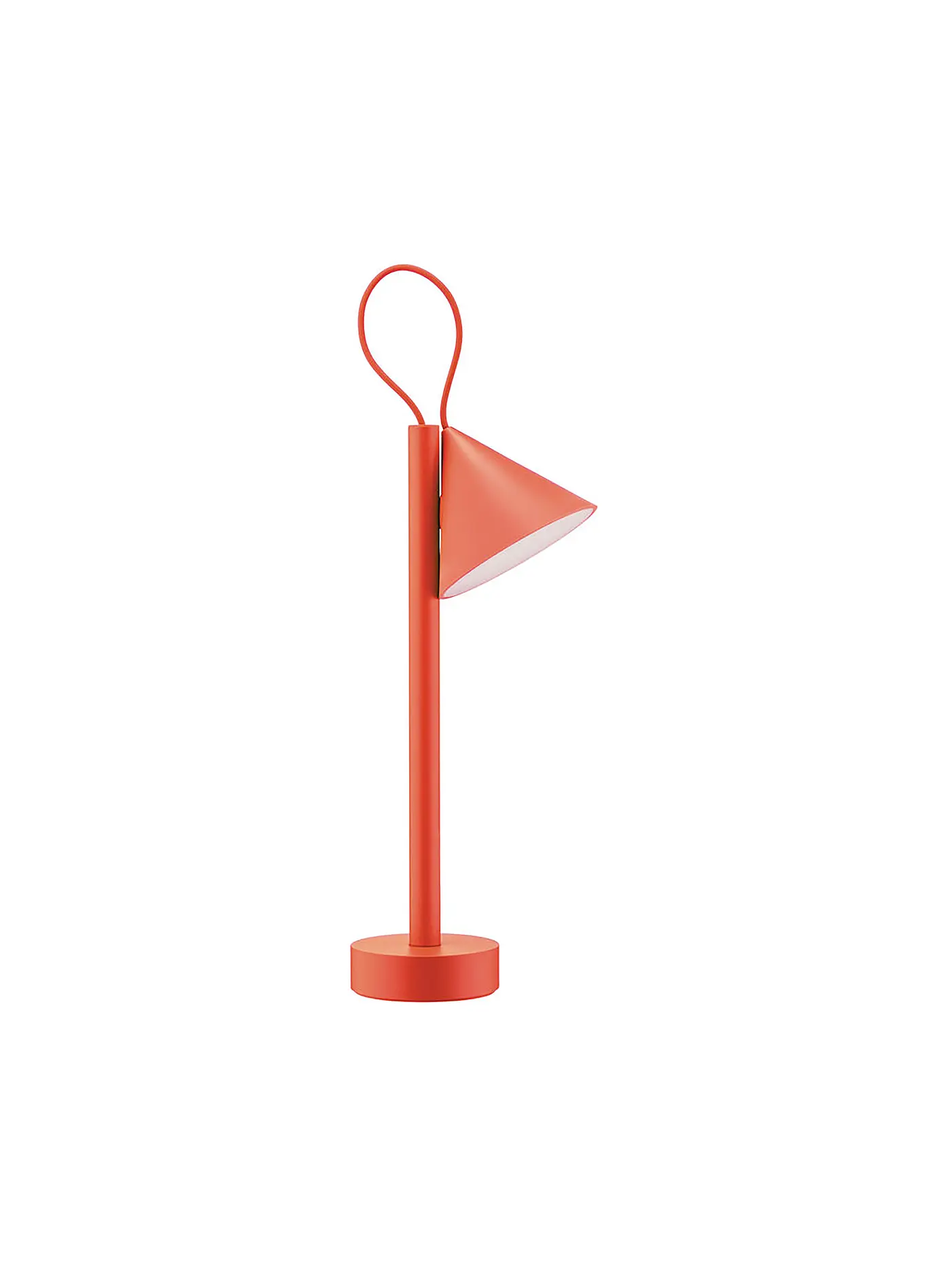 ALESSI | Tragbare Lampe TSUMIKI Black | rot